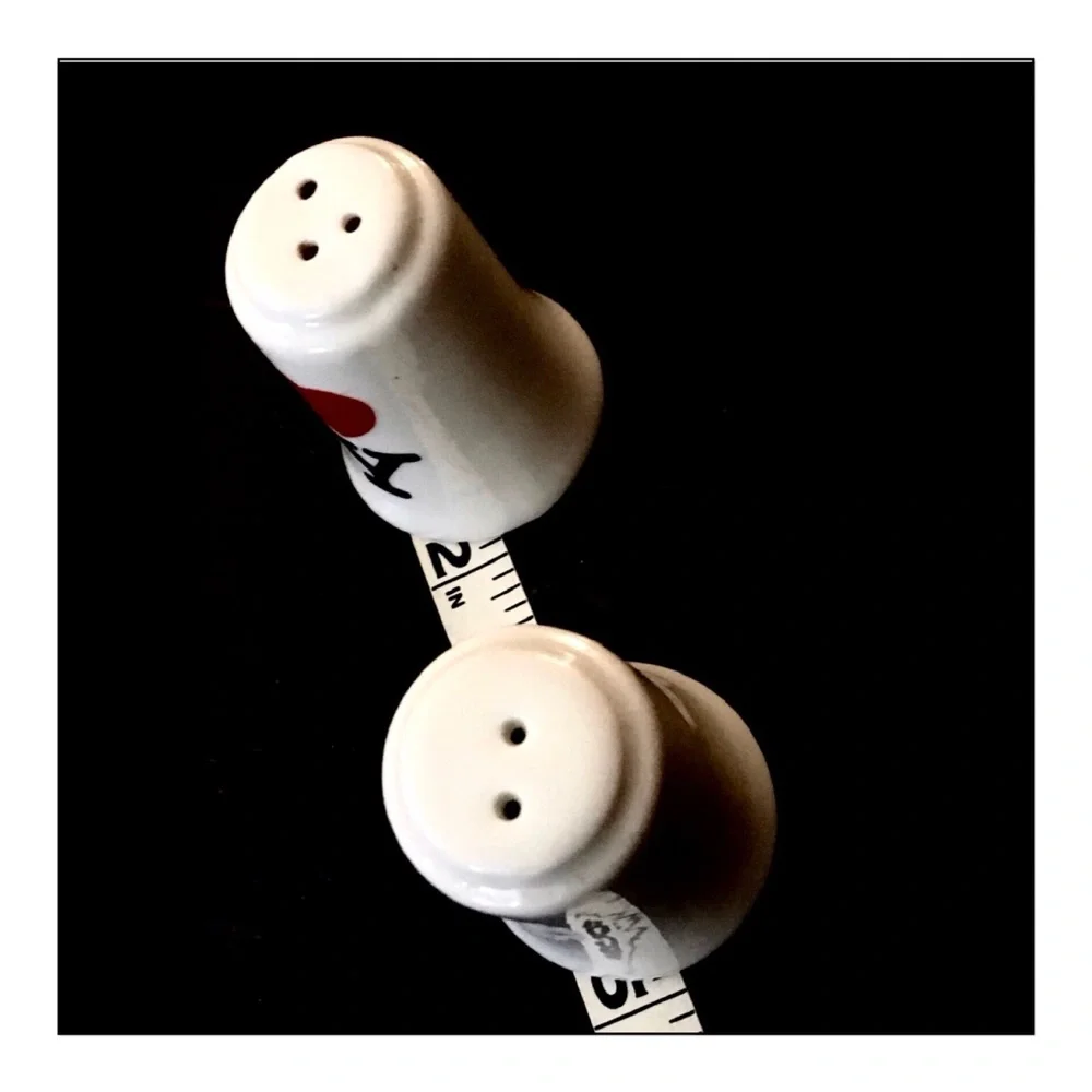I ❤️ NY Souvenir Ceramic Salt & Pepper Shakers